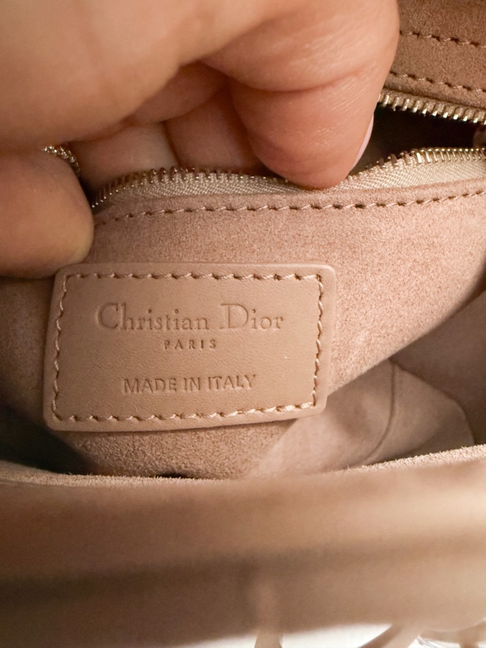 New! Christian Dior Medium  Ultra Matte Calfskin Cannage Lady Dior Bag - Picture 11 of 16